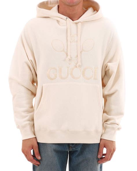 gucci tennis sweatshirt mens|gucci hoodie jacket men's.